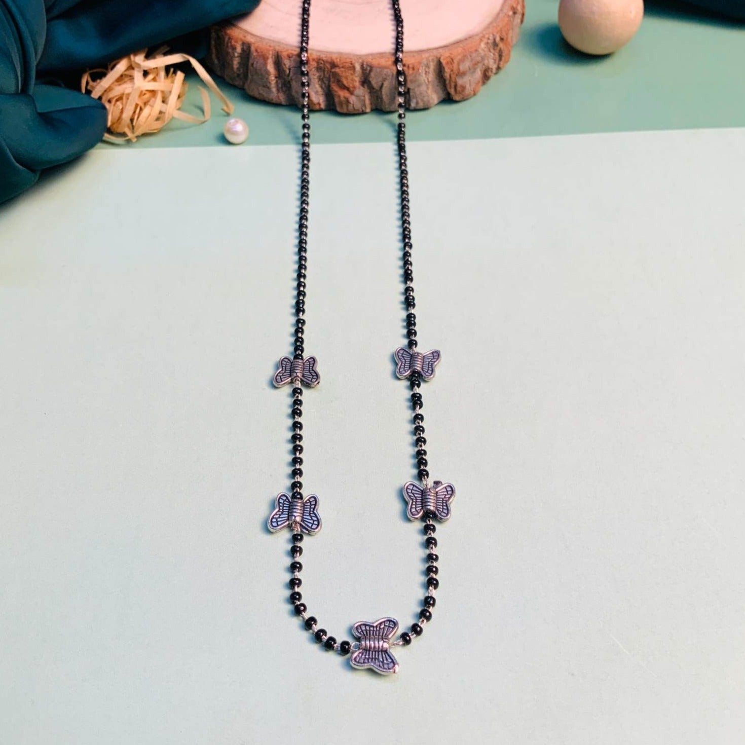 Exquisite Silver Plated Managalsutra - Abdesignsjewellery