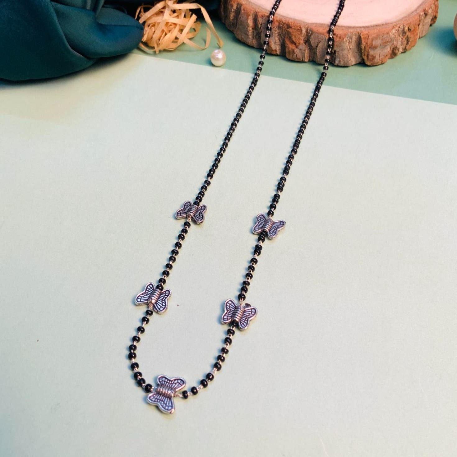 Exquisite Silver Plated Managalsutra - Abdesignsjewellery