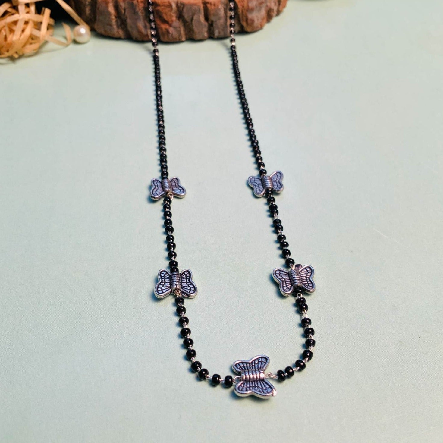 Exquisite Silver Plated Managalsutra - Abdesignsjewellery