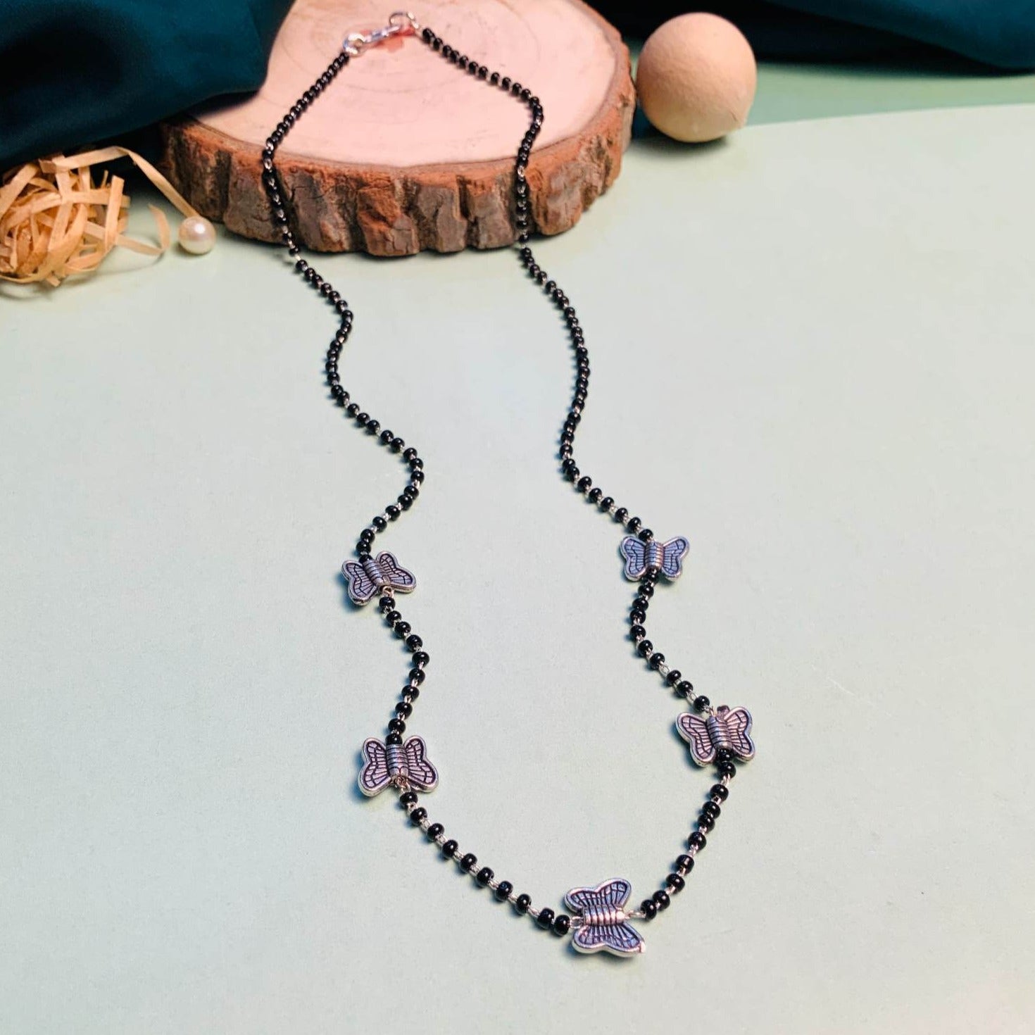 Exquisite Silver Plated Managalsutra - Abdesignsjewellery