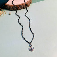 Thumbnail for Exquisite Silver Plated Anchor Managalsutra - Abdesignsjewellery