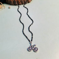 Thumbnail for Charming Silver Plated Cycle Managalsutra - Abdesignsjewellery
