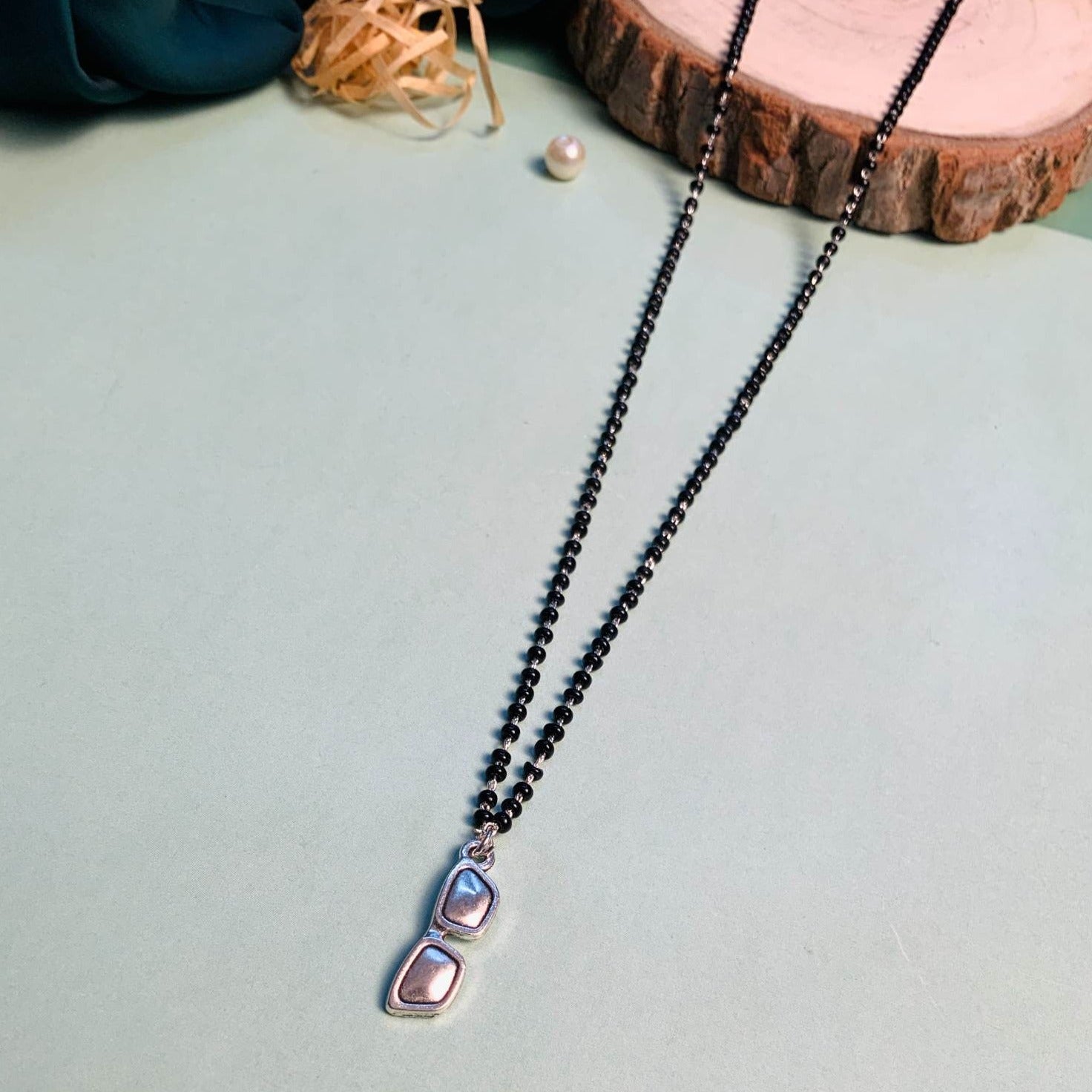 Stunning Silver Plated Managalsutra - Abdesignsjewellery