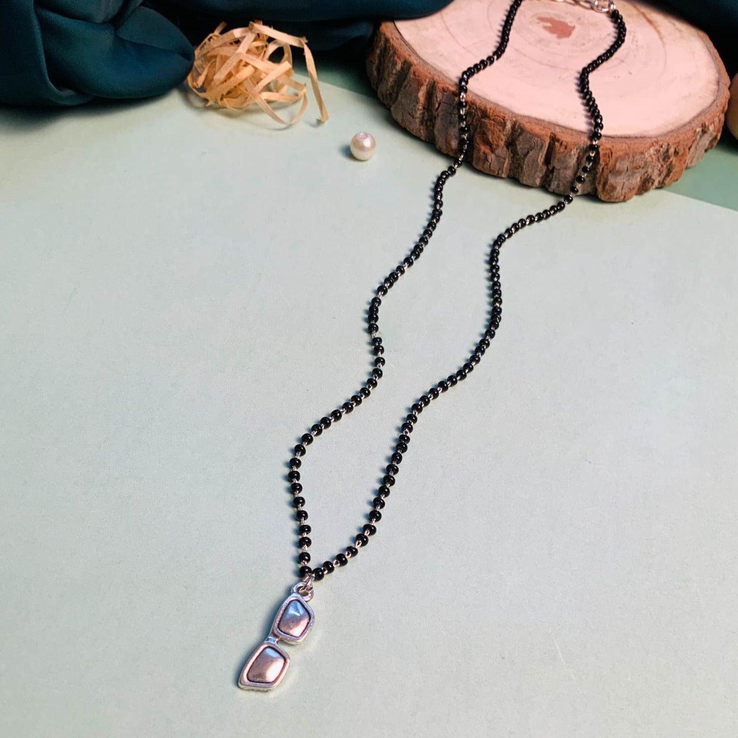 Stunning Silver Plated Managalsutra - Abdesignsjewellery