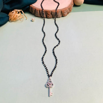 Alluring Silver Plated Key Managalsutra - Abdesignsjewellery