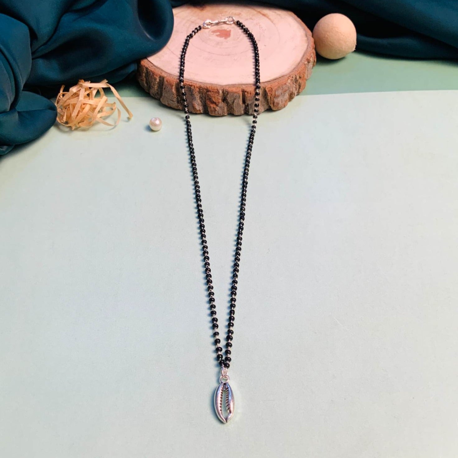 Alluring Silver Plated Managalsutra - Abdesignsjewellery