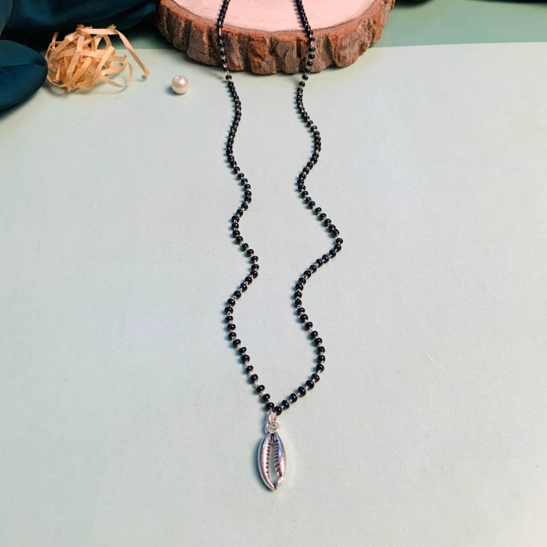 Alluring Silver Plated Managalsutra - Abdesignsjewellery