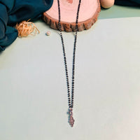 Thumbnail for Elegant Silver Plated Peacock Managalsutra - Abdesignsjewellery