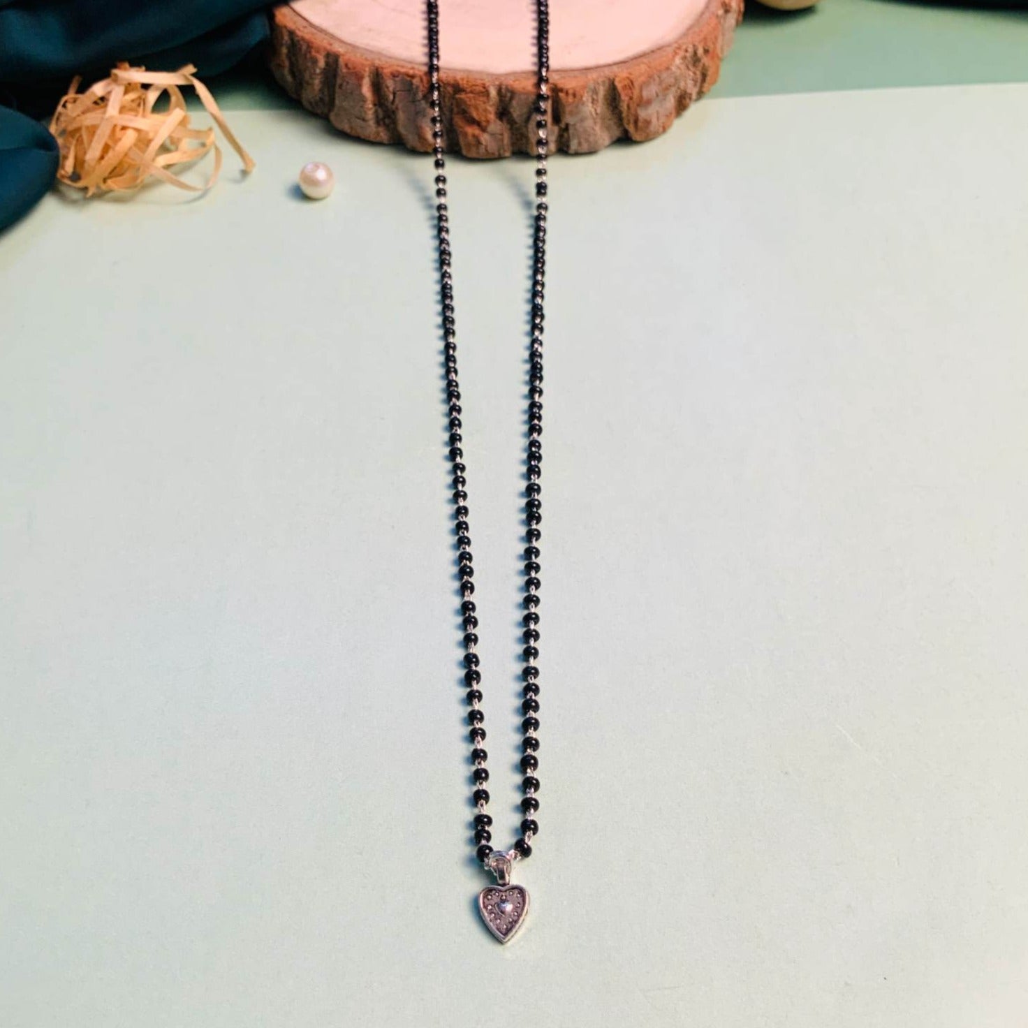 Sweetheart Silver Plated Managalsutra - Abdesignsjewellery