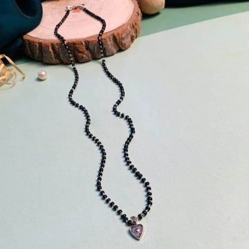 Sweetheart Silver Plated Managalsutra - Abdesignsjewellery
