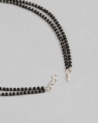 Thumbnail for Enchanting High Quality Floral Silver Plated Mangalsutra