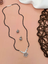 Thumbnail for Solitaire American Diamond Mangalsutra Set