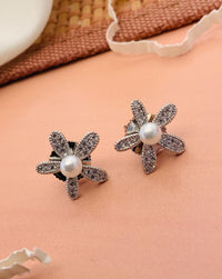 Thumbnail for Silver Plated Flower Studs Earring