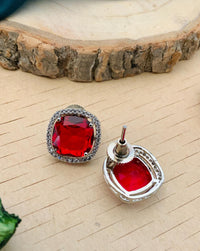 Thumbnail for Glamorous CZ Crystal Silver Plated Earrings