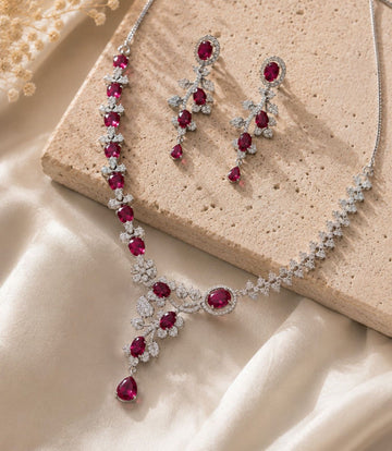 Royal Emerald Stone Jewellery Set – Statement Festive Glam | Abdesigns
