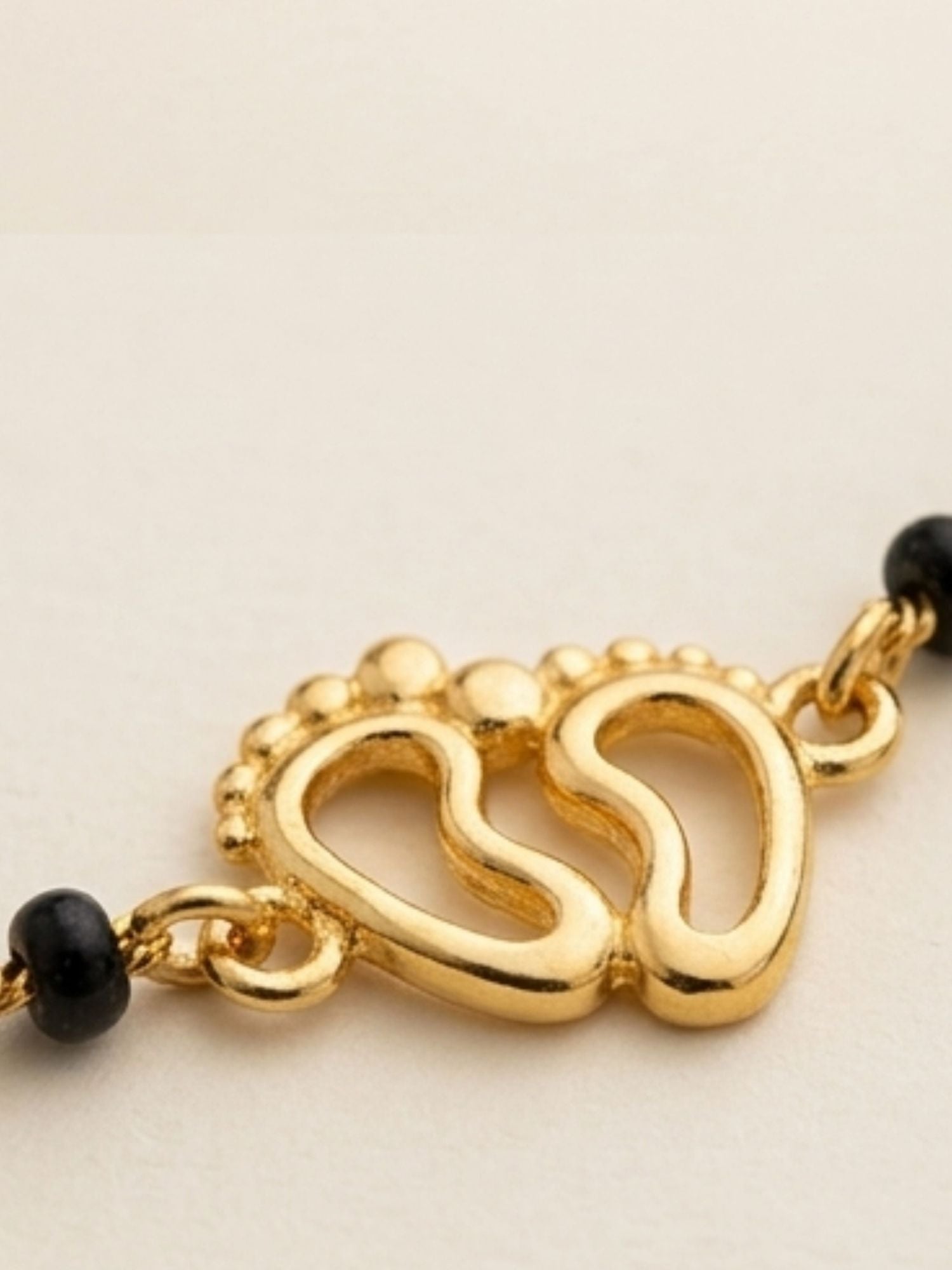 925 Sterling Silver Gold Plated Baby Nazariya Bracelet