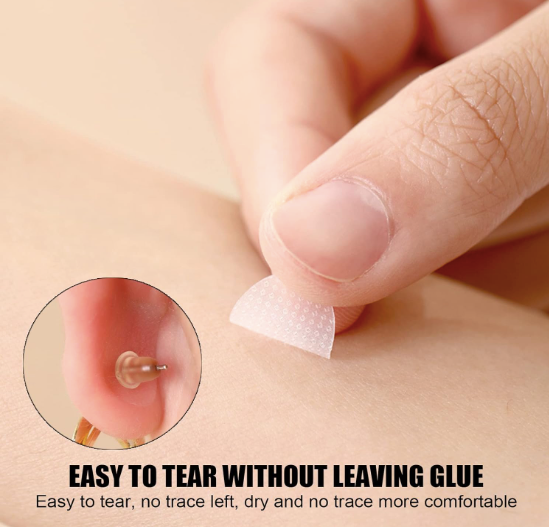 Invisible Ear Lobe Support for Earrings Earlobe Tapes