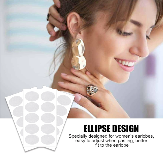Invisible Ear Lobe Support for Earrings Earlobe Tapes