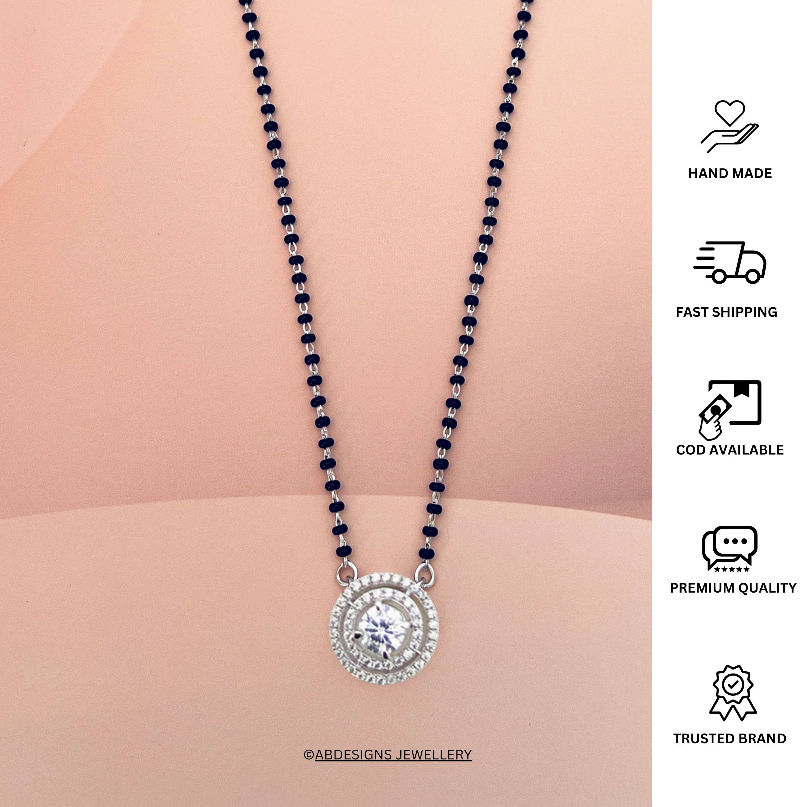 Trending 925 American Diamond Mangalsutra