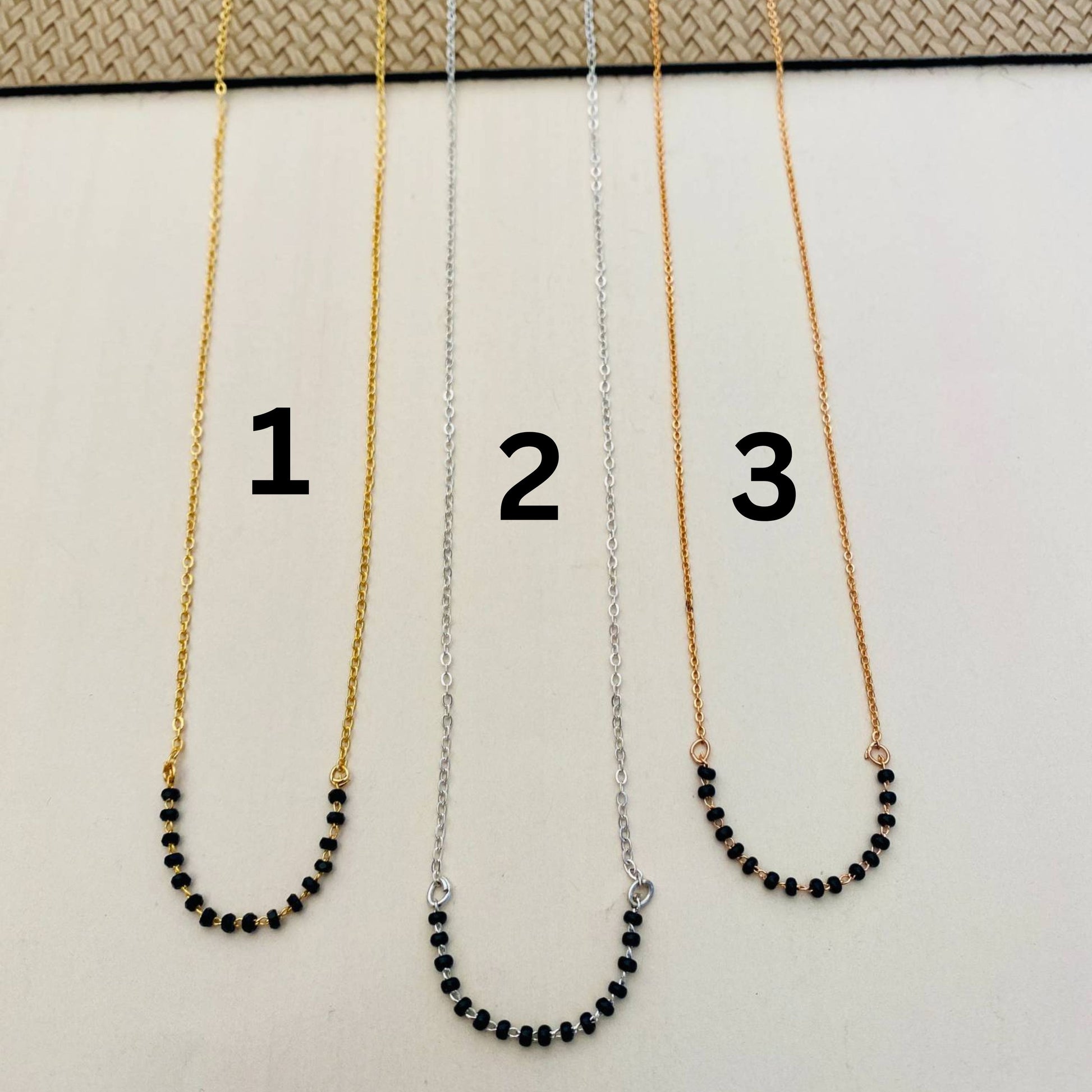 Silver Plated Mangalsutra Combo