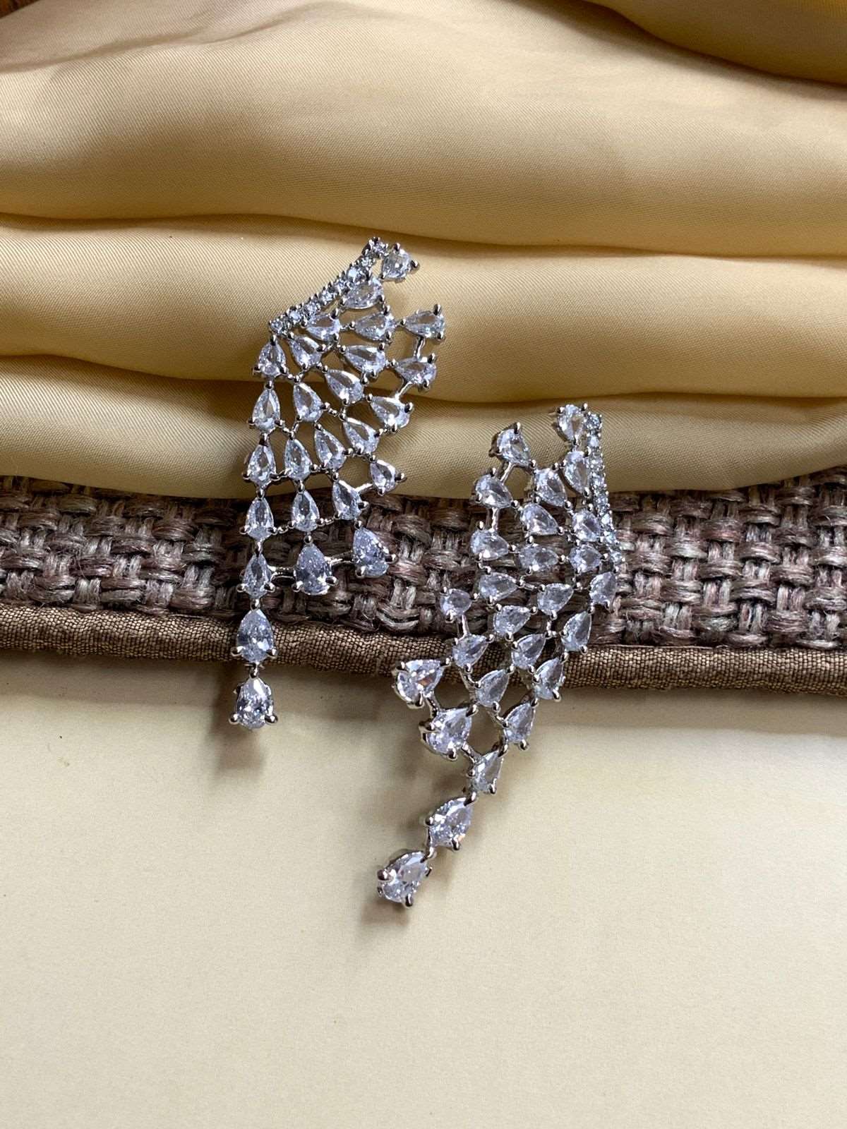 American Diamond Earring - Abdesignsjewellery