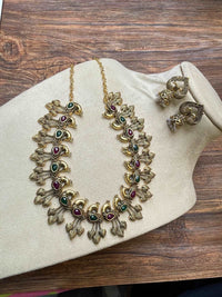 Thumbnail for Antique Peacock Necklace - Abdesignsjewellery
