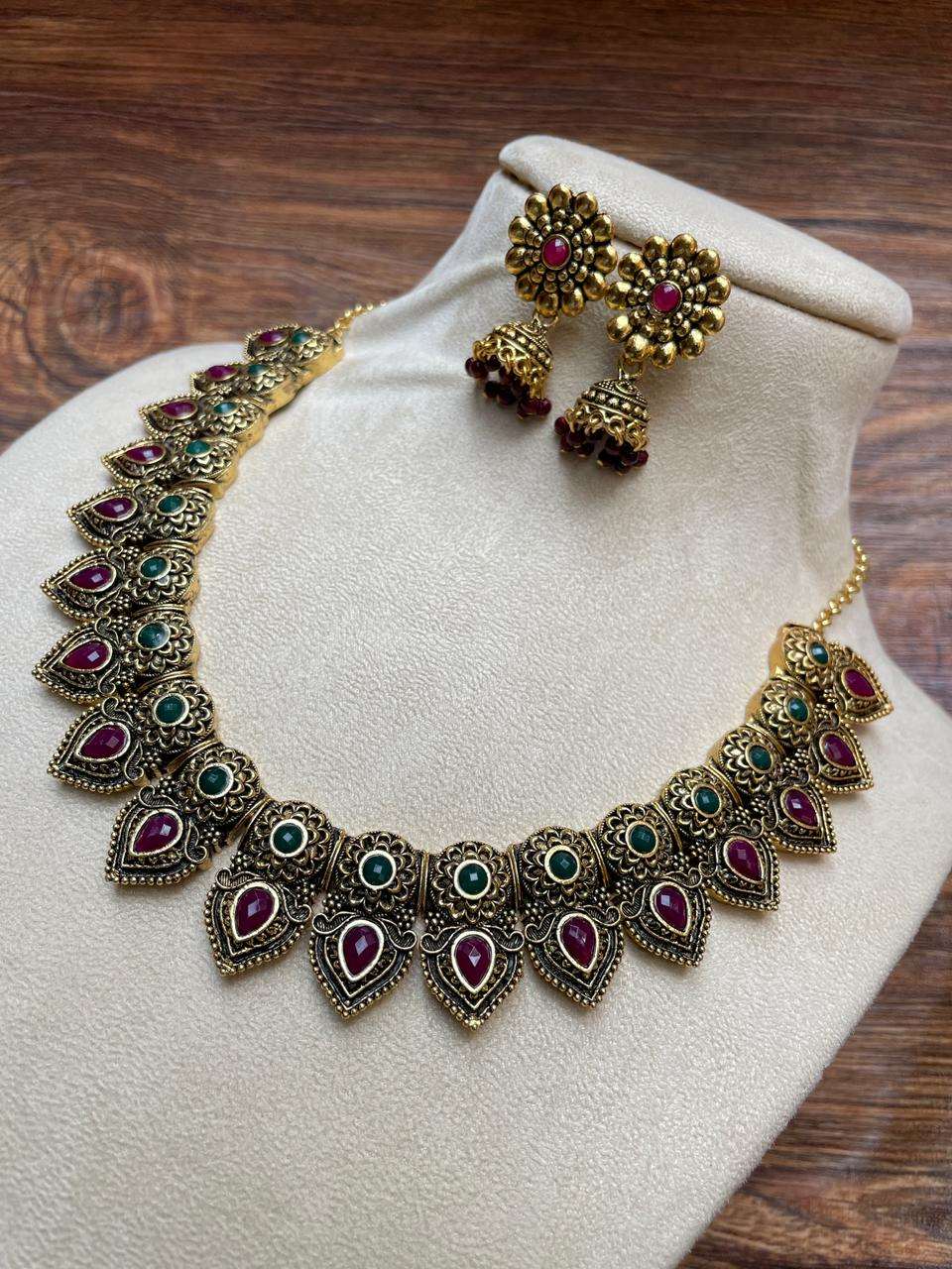 Antique Gold Necklace - Abdesignsjewellery