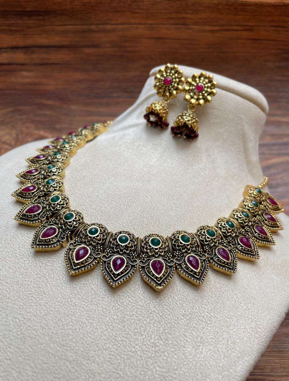 Antique Gold Necklace - Abdesignsjewellery