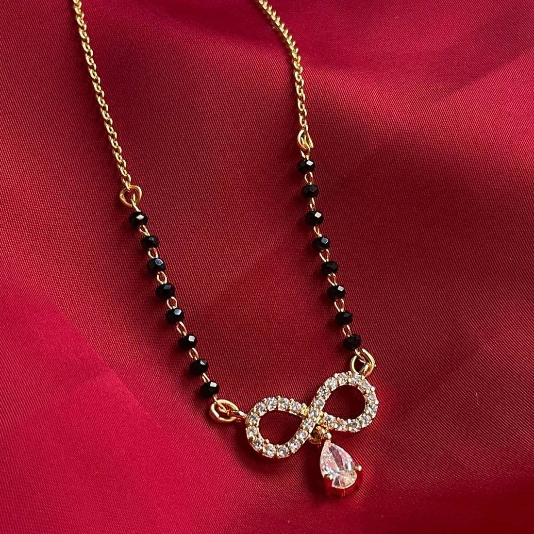 Alia Bhatt Wedding Inspired Infinity Mangalsutra - Abdesignsjewellery