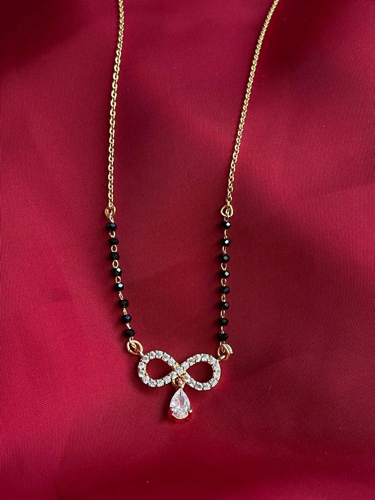 Alia Bhatt Wedding Inspired Infinity Mangalsutra - Abdesignsjewellery