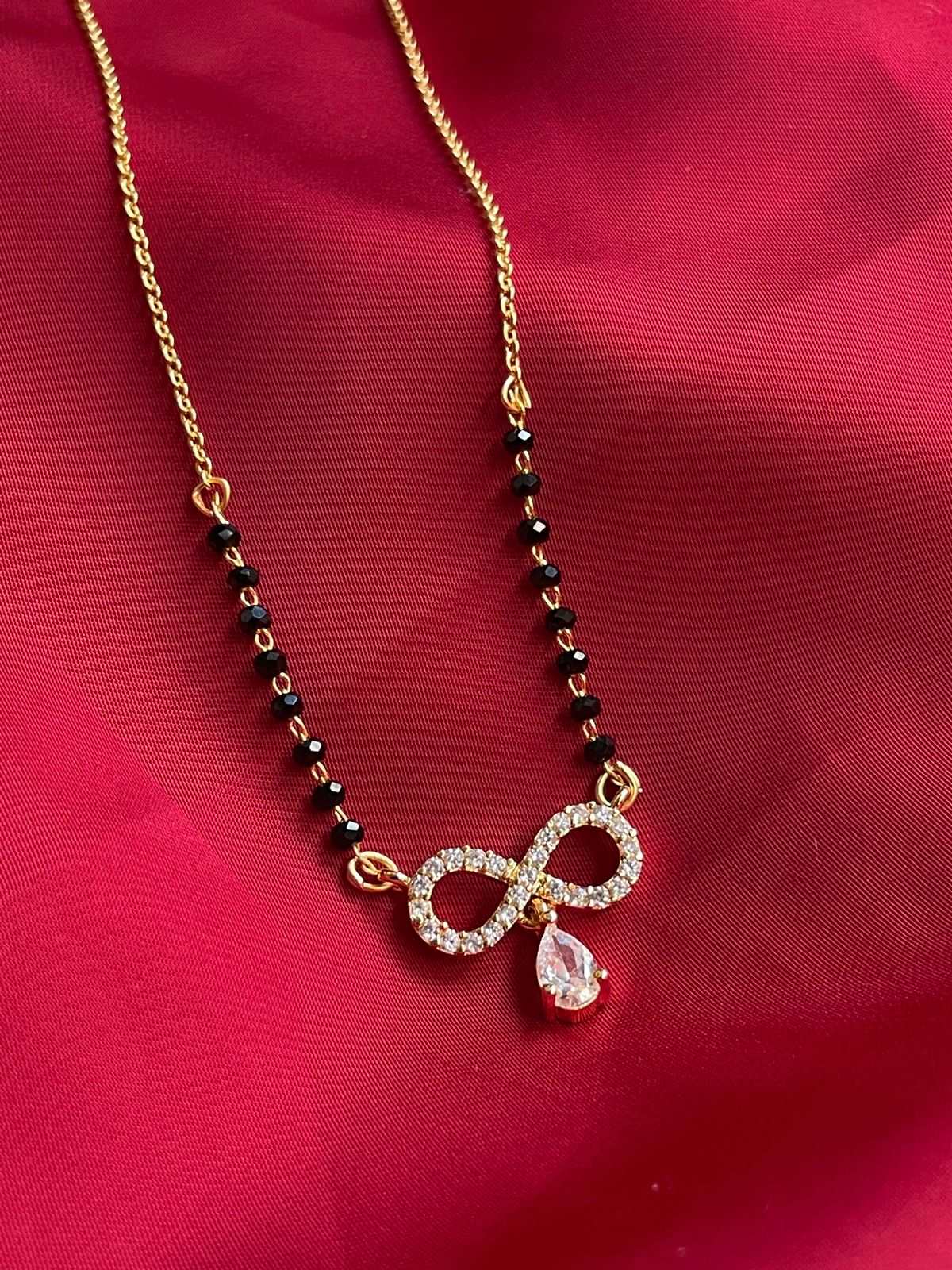 Alia Bhatt Wedding Inspired Infinity Mangalsutra - Abdesignsjewellery