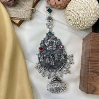 Thumbnail for Antique Flower Inspired Silver Juda pin - Abdesignsjewellery
