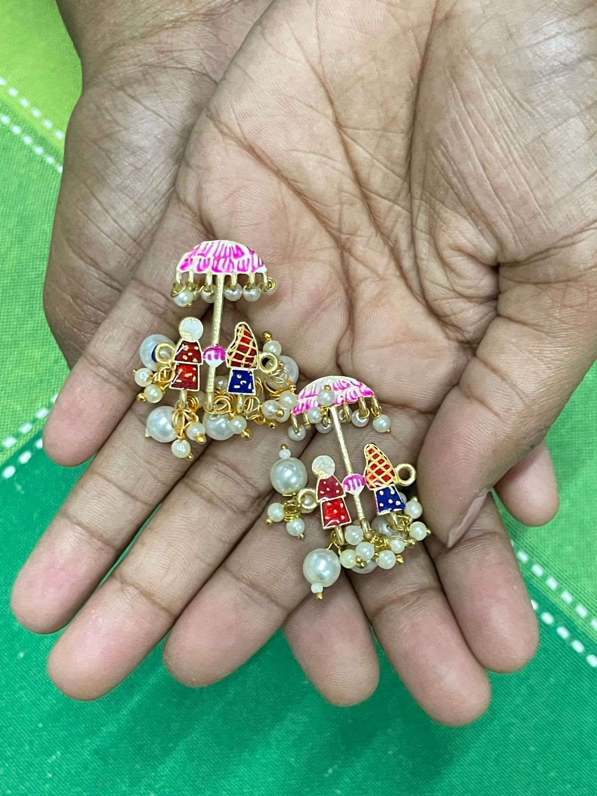 Amandeep Sidhu Inspired Double Gold Stone Mangalsutra & Doli Barat Necklace - Abdesignsjewellery