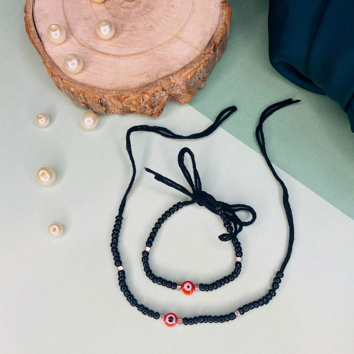 Baby Girl Evil Eye Nazaria Bracelet - Abdesignsjewellery