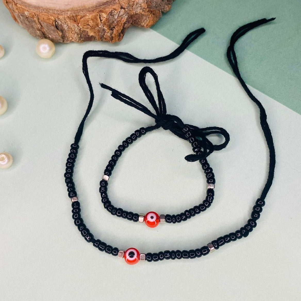 Baby Girl Evil Eye Nazaria Bracelet - Abdesignsjewellery