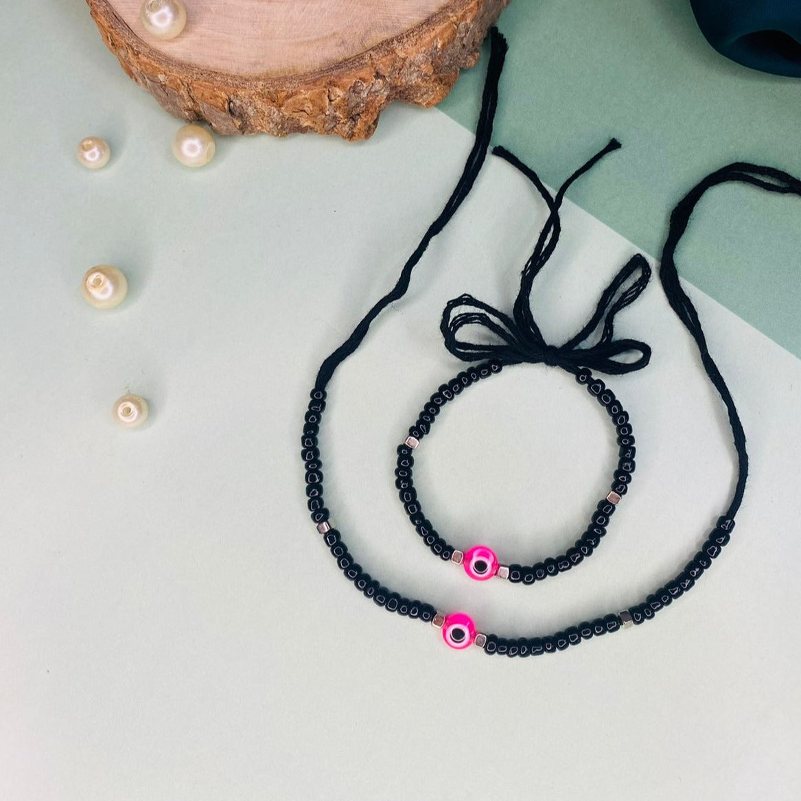 Baby Girl Evil Eye Nazaria Bracelet - Abdesignsjewellery