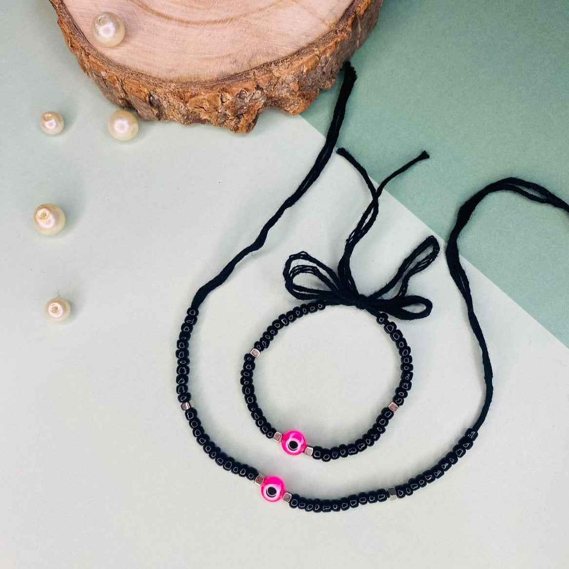 Baby Girl Evil Eye Nazaria Bracelet - Abdesignsjewellery