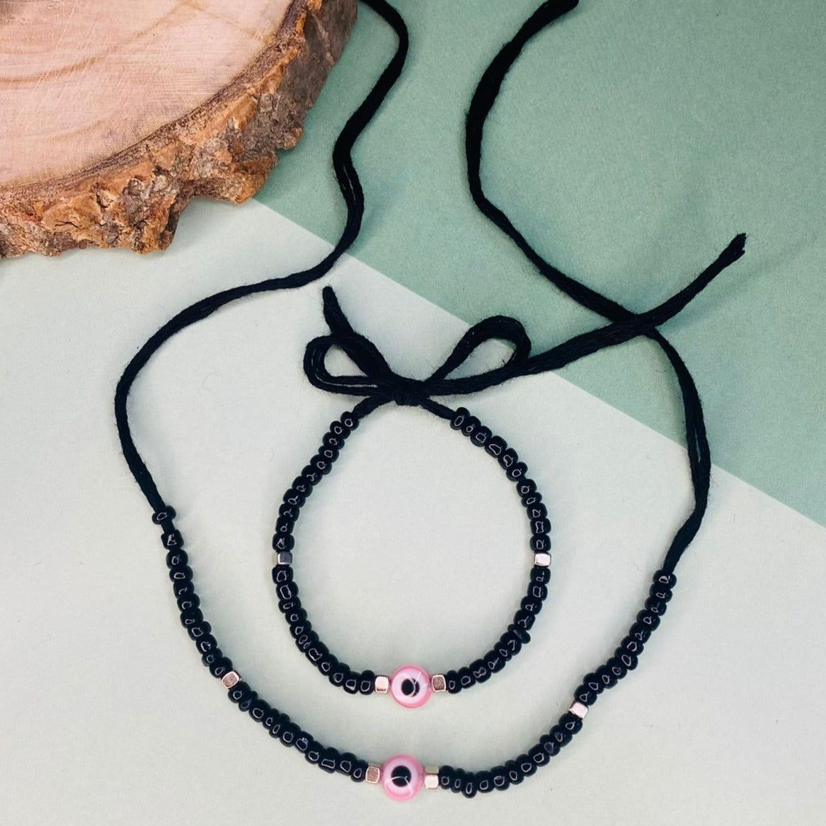 Baby Girl Evil Eye Nazaria Bracelet - Abdesignsjewellery