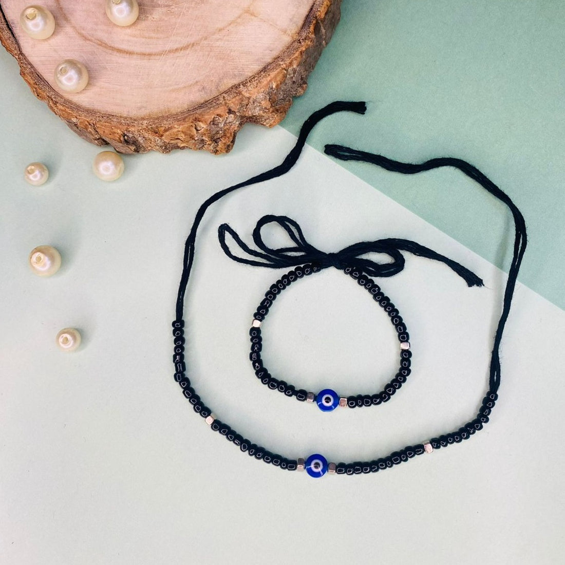 Baby Boy Evil Eye Nazaria Bracelet - Abdesignsjewellery