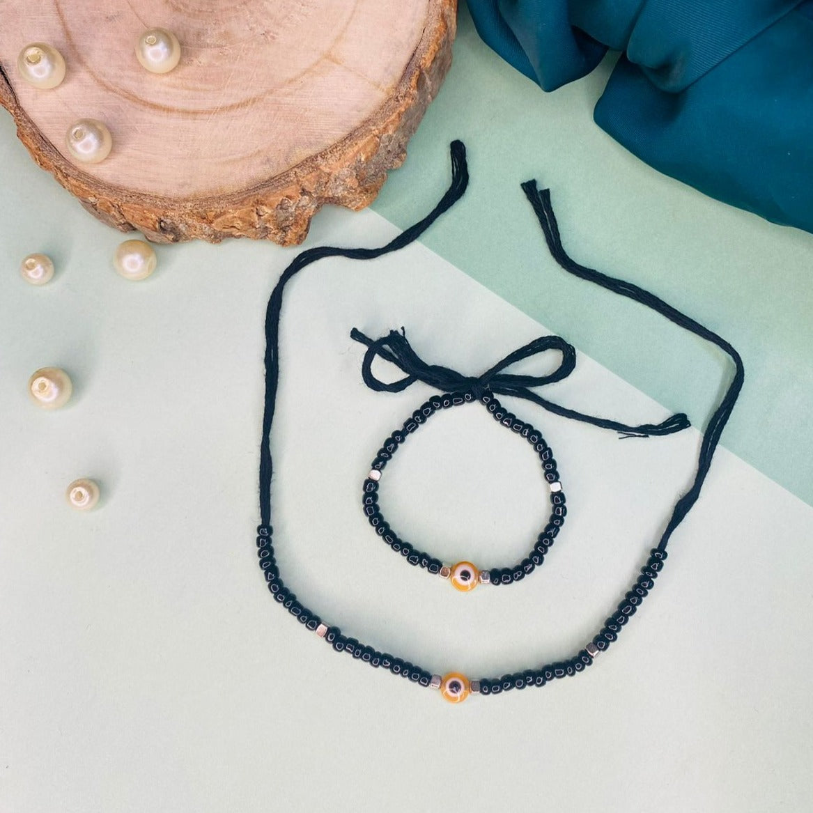 Baby Boy Evil Eye Nazaria Bracelet - Abdesignsjewellery