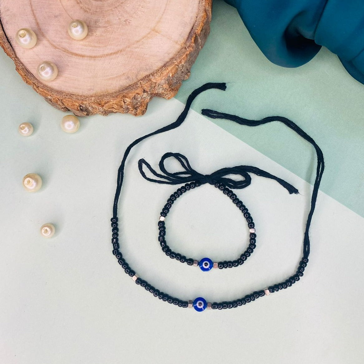 Baby Boy Evil Eye Nazaria Bracelet - Abdesignsjewellery