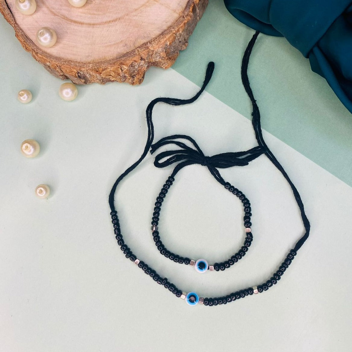 Baby Boy Evil Eye Nazaria Bracelet - Abdesignsjewellery