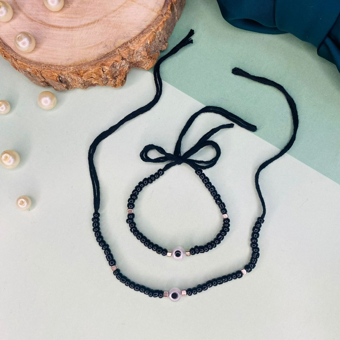 Baby Boy Evil Eye Nazaria Bracelet - Abdesignsjewellery