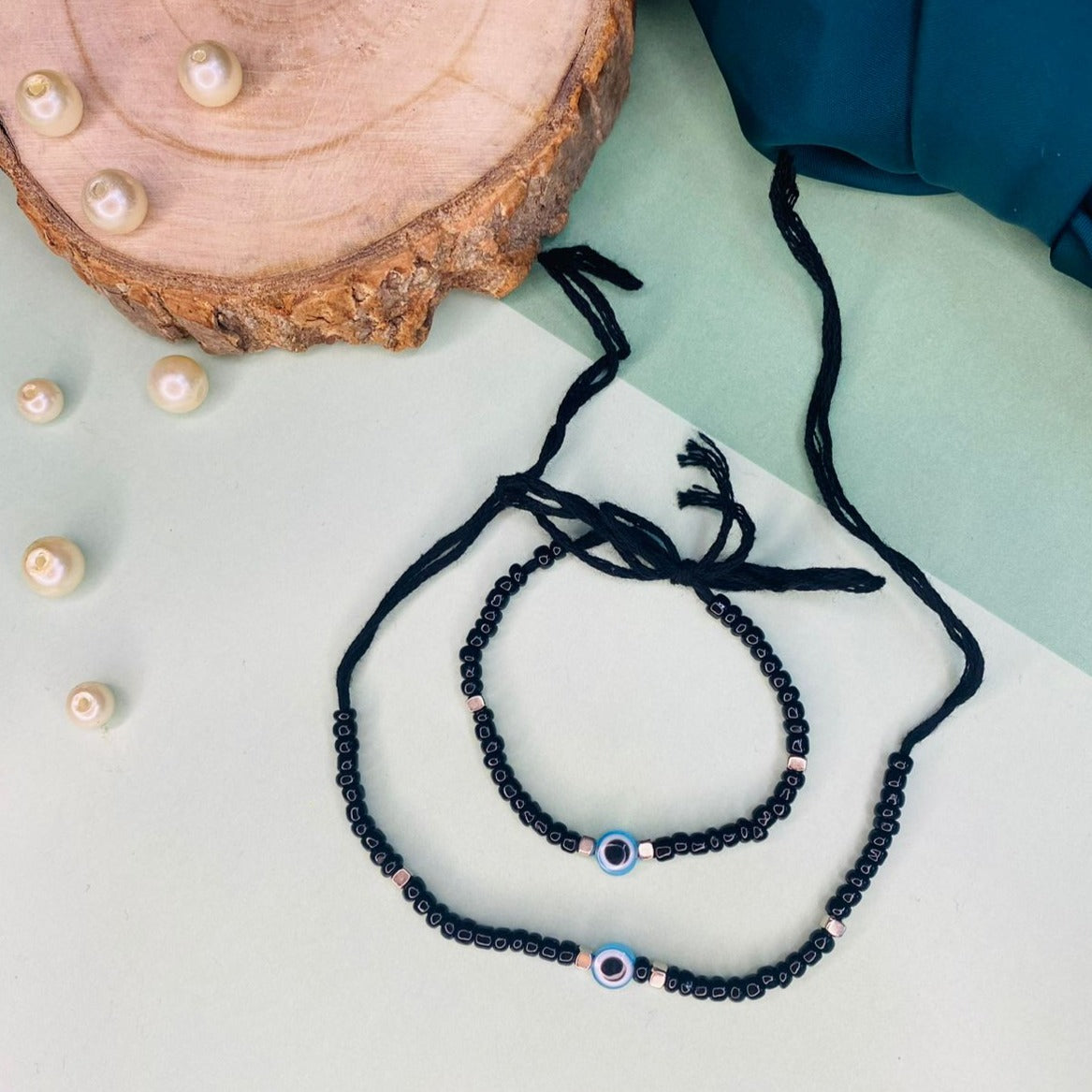 Baby Boy Evil Eye Nazaria Bracelet - Abdesignsjewellery