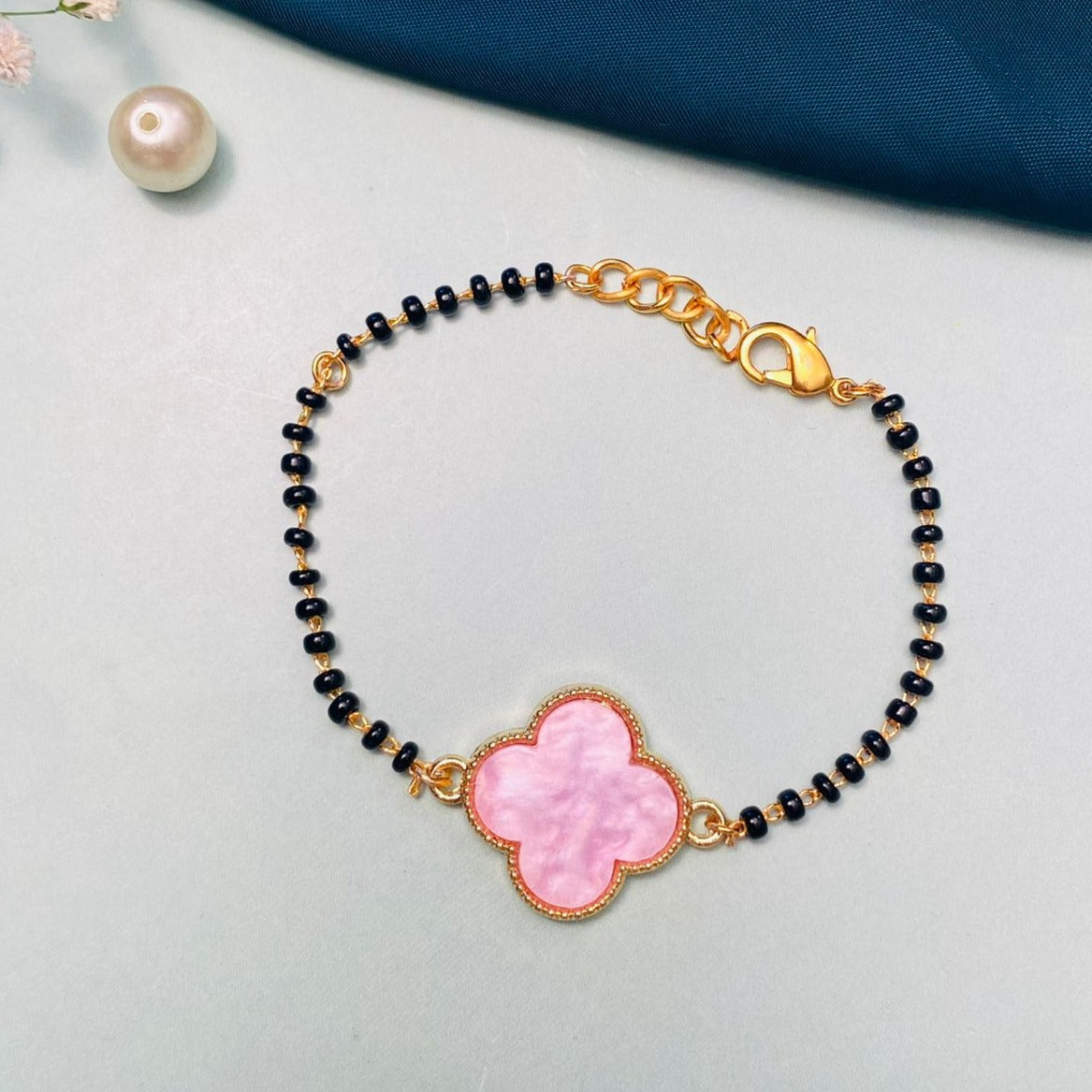 Elegant Cute Flower Kids Hand Bracelet - Abdesignsjewellery