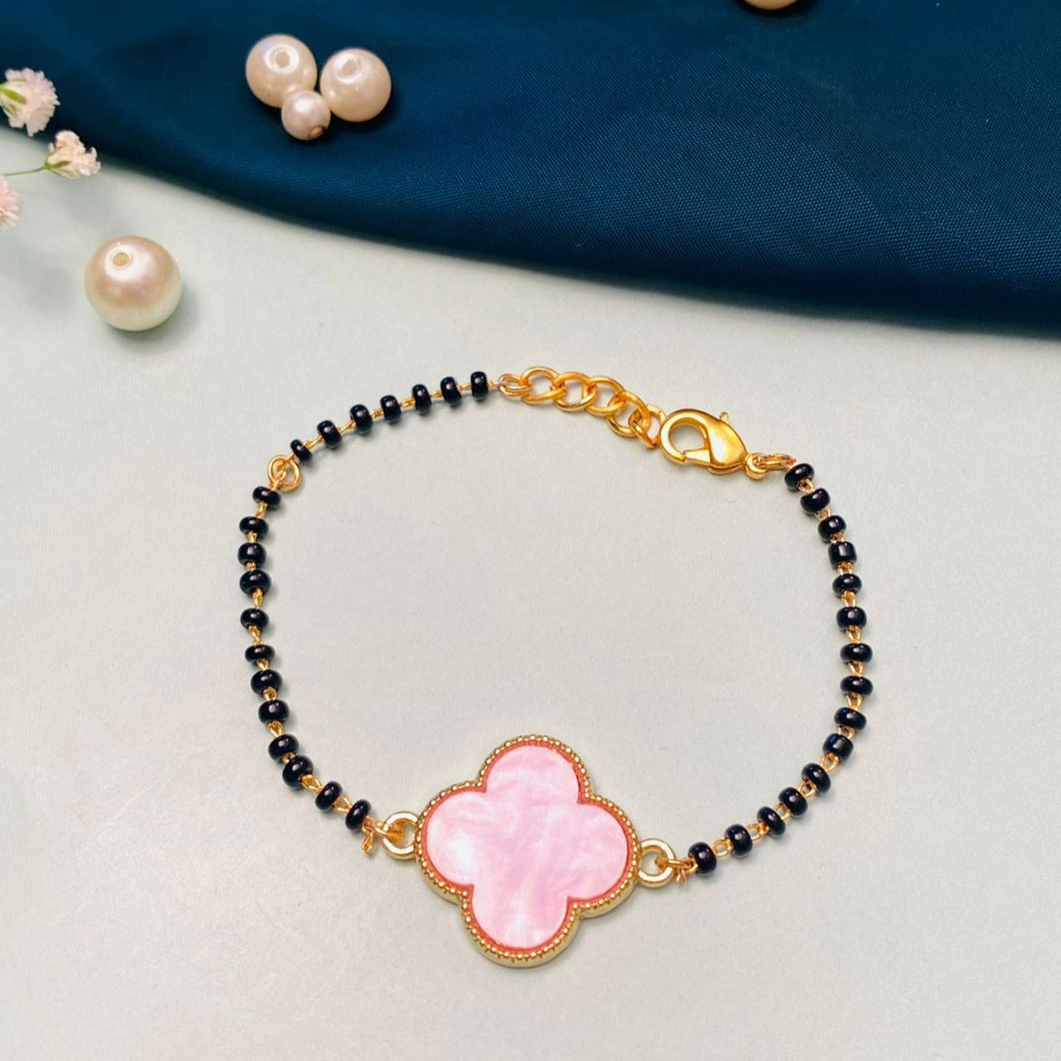 Elegant Cute Flower Kids Hand Bracelet - Abdesignsjewellery