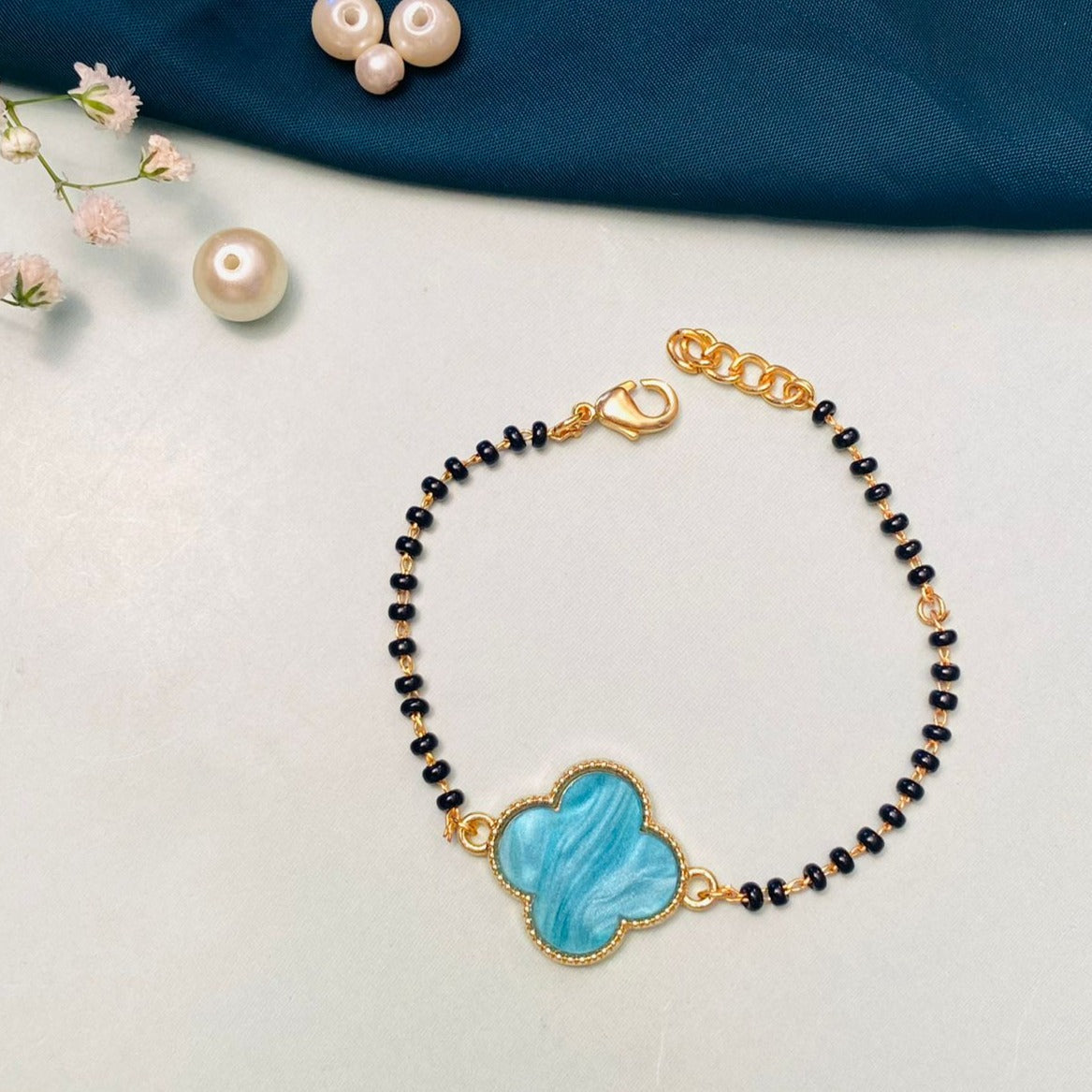 Elegant Cute Flower Kids Hand Bracelet - Abdesignsjewellery