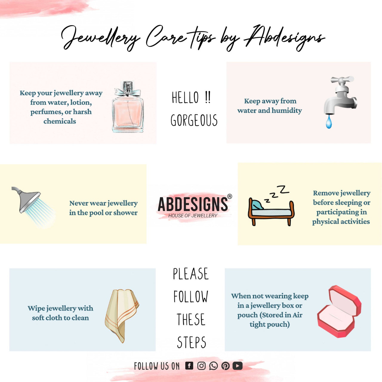 jewellery care tips by abdesigns