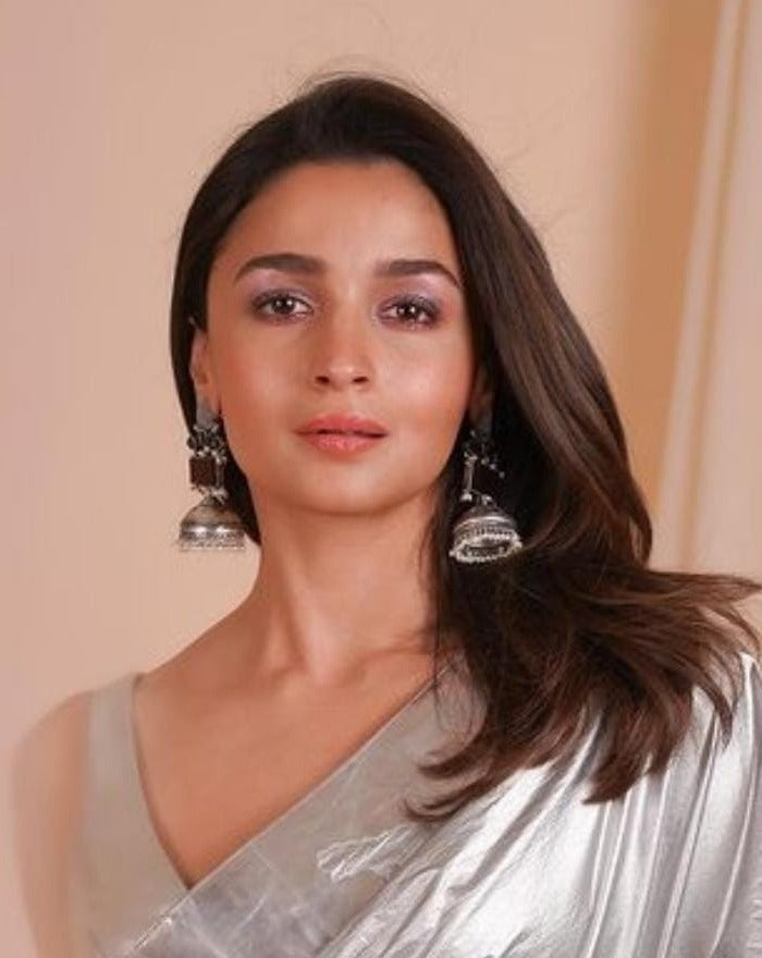 Alia Bhatt Inspired German Silver Plated Earring