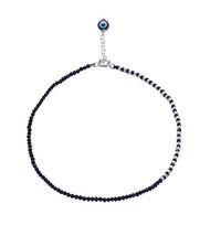 Thumbnail for Eye Catching Silver Plated Evil Eye Anklet